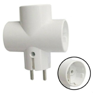 New EU Standard Multi-plug 3-way Multiple Plug Socket Adapter Child Protection