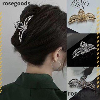 Rosegoods1 กิ๊บติดผมโลหะ รูปสัตว์ ชุบไฟฟ้า สีทอง หรูหรา สําหรับของขวัญวันเกิด งานแต่งงาน