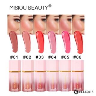 MISIOU BEAUTY Liquid Blush Eyeshadow บลัชออนเนื้อนุ่มสำหรับปัดแก้มและอายแชโดว์ Hot Product 【elle20181_th】