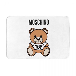 Moschino (14) พรมเช็ดเท้า ผ้าสักหลาด กันลื่น ดูดซับน้ํา แห้งเร็ว สําหรับห้องน้ํา 16x24 นิ้ว พร้อมส่ง