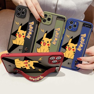 Xiaomi Poco F5 M5S F4 M4 GT Pro 5G สำหรับ Case Pikachu เคส เคสโทรศัพท์ เคสมือถือ Wristband Clear Cases