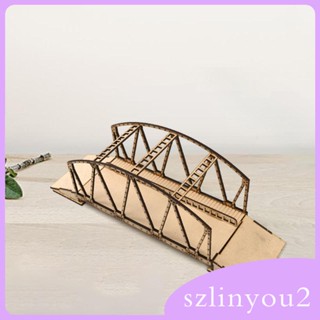 [szlinyou2] โมเดลสะพานไม้ สเกล 1/72 แฮนด์เมด สําหรับเด็กผู้ชาย ผู้หญิง ปาร์ตี้