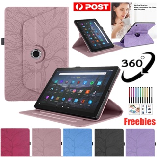 เคสหนัง ฝาพับ หมุนได้ 360 องศา สําหรับ Amazon All-New Fire HD 10 HD 10 Plus 2021 10.1 นิ้ว (รุ่นที่ 11)