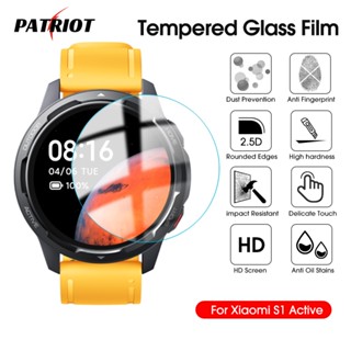 [PATRIO] ฟิล์มกระจกนิรภัยกันรอยหน้าจอ กันแตก สําหรับ Xiaomi S1 Active Smart Watch