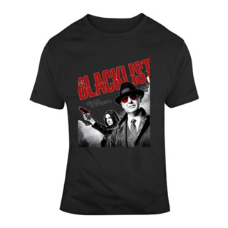 เสื้อยืด พิมพ์ลาย Raymond Reddington Elizabeth Keen สีดํา