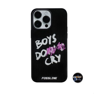 เคสโทรศัพท์มือถือ กันกระแทก ลาย Boy Dont Cry สําหรับ iPhone 11 Pro max 7 8 Plus XS XR X XS max 12 13 14 Pro max 14plus 12 Pro 13 Pro max 14 Pro max