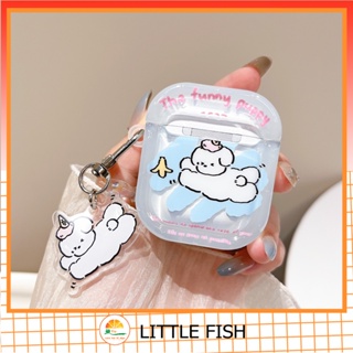 เคสหูฟังบลูทูธไร้สาย ลายลูกสุนัขกล้วย สําหรับ Airpods1 2 3 Pro Pro2 Pro 3