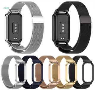 Char สายนาฬิกาข้อมือสเตนเลส ระบายอากาศ กันเหงื่อ สําหรับ Band 2 Smartwatch