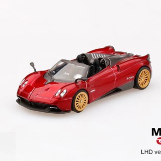 เลขที่ 1: 64 MINIGT โมเดลรถยนต์ Pagani Flower Convertible Pagani โลหะผสม สีแดง จํานวน 50 ชิ้น