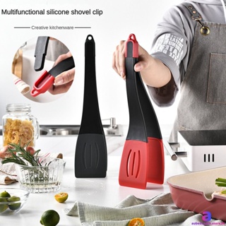 Creative Multi-Functional Kitchen ซิลิโคนทูอินวันคลิปพลั่วปลาทอดปลาในครัวเรือนคลิปพลั่วสเต็กผัดคลิปพลั่ว AUBESSTECHSTORE AUBESSTECHSTORE