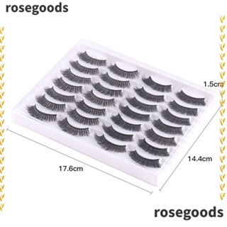 Rosegoods1 ขนตาปลอม ดูเป็นธรรมชาติ 14 คู่