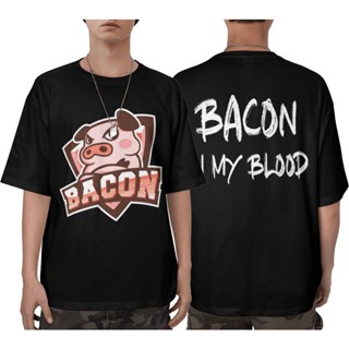 เสื้อเบคอนไทม์ เกมส์ROV แขนสั้นคอกลม Bacon Time เสื้อยืด oversize ใส่ได้ทั้งชายและหญิง cotton พร้อมส่ง