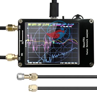 Mif) เครื่องวิเคราะห์เครือข่ายเวคเตอร์ หน้าจอสัมผัสดิจิทัล 50KHz-900MHz คลื่นสั้น MF HF VHF UHF แบบพกพา