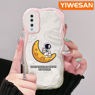 เคสโทรศัพท์มือถือแบบนิ่ม ใส กันกระแทก ลายการ์ตูนดวงจันทร์อวกาศ สําหรับ Samsung galaxy A50 A50s A30s A51 M40s A52 A52s 5G