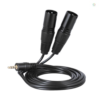 Audioworld สายเคเบิลเสียง XLR ตัวผู้ เป็น 3.5 มม. ตัวผู้ 1.5 ม. 5 ฟุต