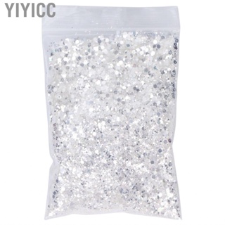 Yiyicc Bright Glitter Sequins  Super 50g PET GlitterHexagonal Hexagonal Shape for Household Nail Shop Christmas Holiday Parties