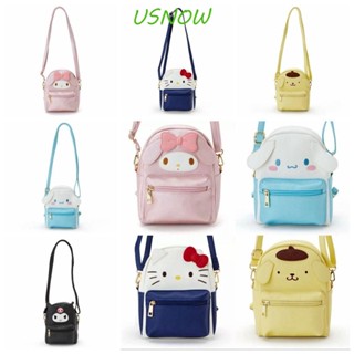 Usnow Kuromi กระเป๋าเป้สะพายหลัง ลายการ์ตูน Cinnamoroll My Melody ความจุขนาดใหญ่