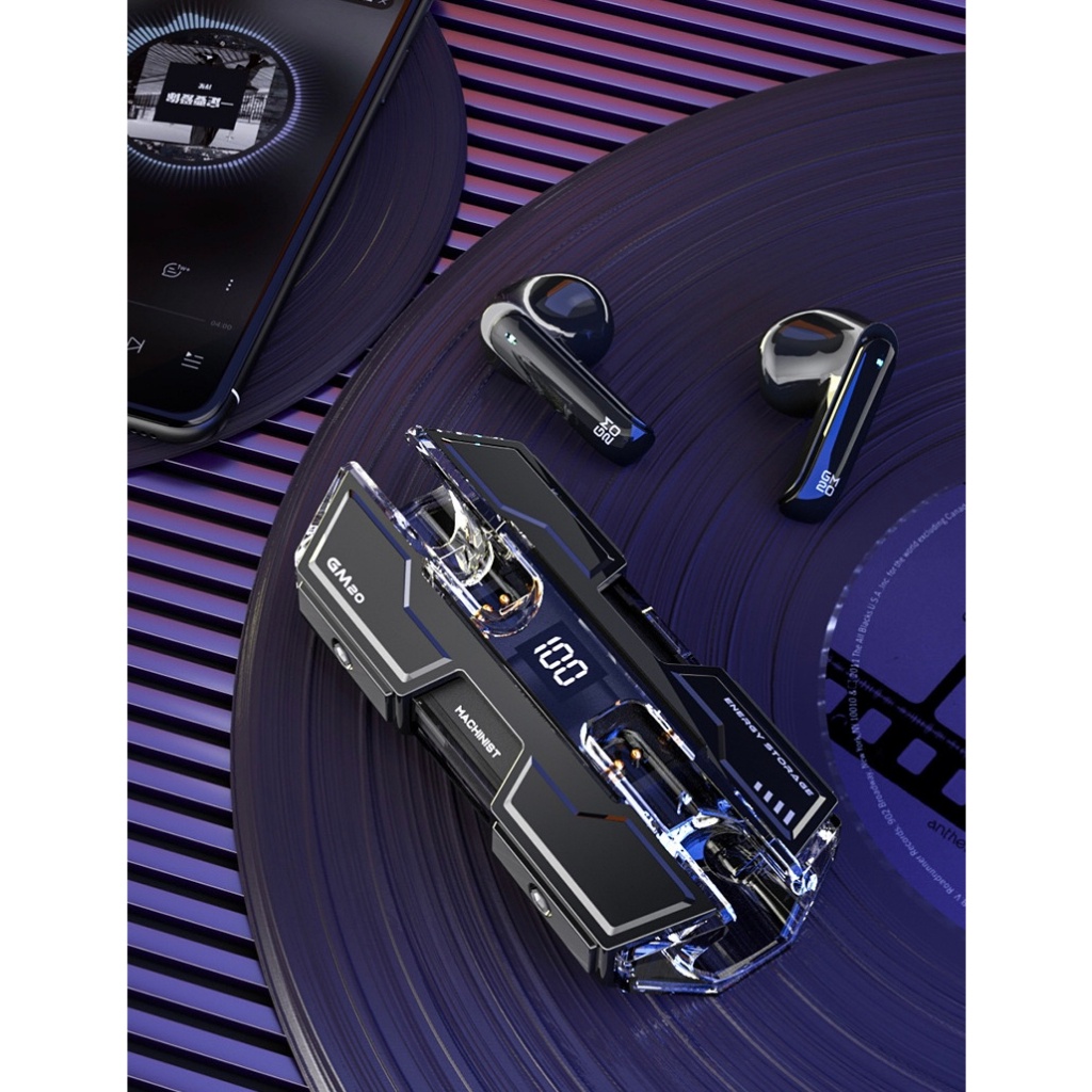 💥2025💥หูฟังเล่นเกมรุ่นGM20Pro ไฟแอลอีดี กันน้ำ TWS ลูทูธไร้สาย ใหม่ล่าสุด