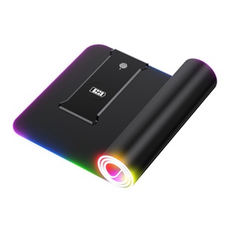 แผ่นรองเมาส์เกมมิ่งไร้สาย RGB 10W แบบชาร์จเร็ว