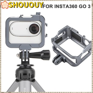 Shououy กรอบป้องกันกล้อง โลหะผสมอลูมิเนียม สําหรับ Insta 360 GO3