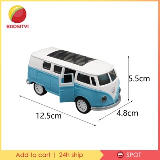 [Baosity1] โมเดลรถบัสอัลลอย สเกล 1/32 12.5x4.8x5.5 ซม. พร้อมประตูเปิดได้ ของเล่นเสริมการเรียนรู้ สําหรับเด็กผู้ชาย และเด็กผู้หญิง