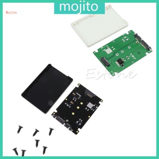 Mojito การ์ดอะแดปเตอร์ ความหนา 7 มม. สําหรับ M 2 NGFF SSD เป็น 2 5 พร้อมเคส