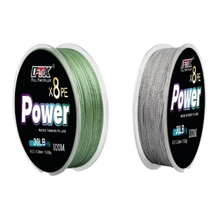 Ftk สายเอ็นตกปลา PE แบบถัก 8 ขาตั้ง 100 เมตร