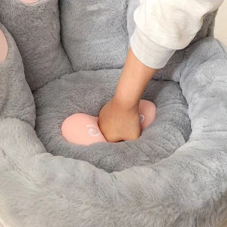 💗พร้อมส่ง💗เบาะรองนั่ง อุ้งเท้าแมว น่ารักสุดๆ เบาะเสื่อทาทามิญี่ปุ่น นุ่มสบาย เบาะรองนั่งเก้าอี้ 46*40*10cm - รูปที่ 3