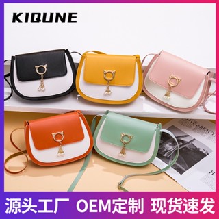 KIQUNE  กระเป๋าผู้หญิงสะพายข้าง กระเป๋าสะพาย ข้าง 2023 NEW   คุณภาพสูง Trendy สบาย ทันสมัย L91TS67 37Z230910