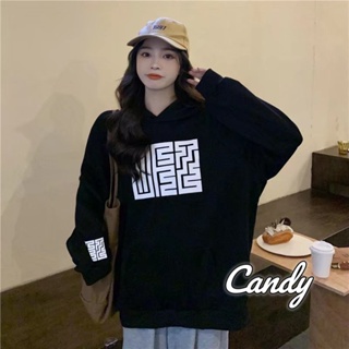 Candy Kids  เสื้อผ้าผู้ญิง แขนยาว เสื้อฮู้ด คลุมหญิง สไตล์เกาหลี แฟชั่น  fashion สบาย Trendy ทันสมัย A98J26Y 36Z230909