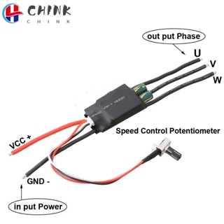 Chink บอร์ดไดร์เวอร์มอเตอร์ไร้แปรงถ่าน DC 7-24V 3 เฟส 200W BLDC DC