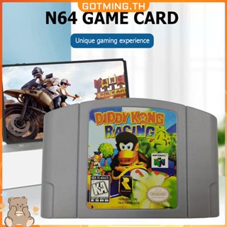 ❥กําลังไป❤【พร้อมส่ง】การ์ดเกมคอสเพลย์ Diddy Kong Racing USA Version Super Marioed Games RPG N64 Tiptup Pipsy ของขวัญ สําหรับเด็ก Nintendo N64