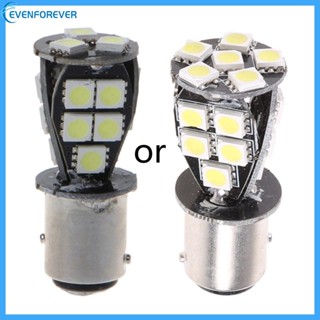 Ev แผงหลอดไฟถอยหลัง LED 21 ดวง 1157 BAY15D P21 แบบเปลี่ยน สําหรับรถยนต์ รถบรรทุก