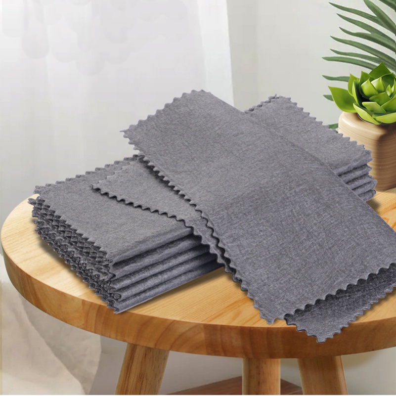 ผ้าไมโครไฟเบอร์ แบบหนา ขนาด 40x50 ซม. ใช้ซ้ําได้ สําหรับทําความสะอาดจาน ห้องครัว หน้าต่าง เศษผ้า - รูปที่ 4