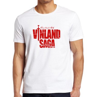 [S-5XL]ขายดี เสื้อยืดผ้าฝ้าย พิมพ์ลายอนิเมะ Vinland Saga Viking Thorfinn สีขาว สําหรับผู้ชาย LLhieb25KHafii38