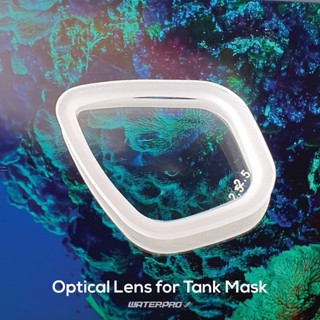 อุปกรณ์ว่ายน้ำ เลนส์สายตา ดำน้ำ - WATER PRO Tank Optical Lens -ต่อข้าง