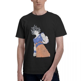 เสื้อยืดแขนสั้น[S-5XL]เสื้อยืดแขนสั้น ผ้าฝ้าย พิมพ์ลายการ์ตูนดราก้อนบอล Goku Bandai แฟชั่นฤดูร้อน สําหรับผู้ชาย_06S-5XL