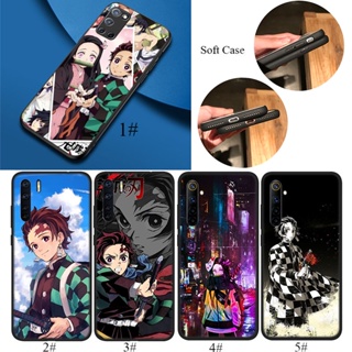 Pj5 เคสโทรศัพท์มือถือแบบนิ่ม ลายอะนิเมะดาบพิฆาตอสูร สําหรับ Realme C2 C3 C11 C12 C15 C17 C20 C21 C25