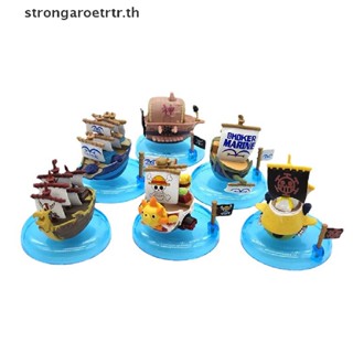 Strongaroetrtr โมเดลฟิกเกอร์ รูปเรือโจรสลัด One Piece Thousand Sunny 6 ชิ้น