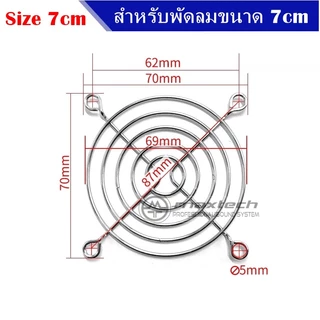 ตะแกรงพัดลมระบายความร้อน ขนาด 4cm 5cm 6cm 7cm 8cm 9cm 12cm