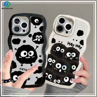 เคสโทรศัพท์มือถือ TPU ขอบโค้ง ลายการ์ตูน Joy Coal Ball น่ารัก สีดํา สําหรับ Realme 10 RealmeC35 C33 C55 C30 C31 9i 8i 6i 5s 5i 7i C15 C25 C21Y C25Y C12 C11 C20 C3 C2 C1