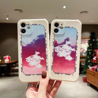 เคสโทรศัพท์มือถือ ซิลิโคน ลายท้องฟ้า สําหรับ Iphone 14 13pro 12 XR 11 xsmax