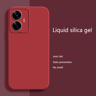 สําหรับ Realme C55 ปลอก ใหม่ ซิลิโคนเหลว ตานางฟ้า เคสโทรศัพท์ กันตก กันกระแทก เต็มรูปแบบ เคสด้านหลัง