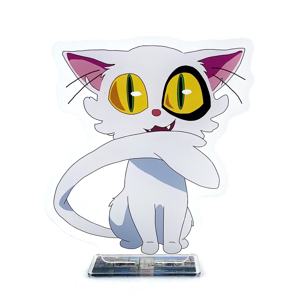 Suzume no Tojimari Suzumes Door-Locking Daijin Acrylic Crepe Cat Cake Pad Holder Topper อะนิเมะ