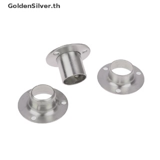 Goldensilver ที่วางผ้าขนหนู ราวผ้าม่าน สเตนเลส ทรงกลม สีเงิน สําหรับตู้เสื้อผ้า เฟอร์นิเจอร์