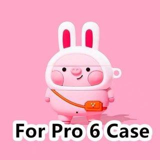 【ของแท้】เคสหูฟัง แบบนิ่ม ลายการ์ตูนน่ารัก สําหรับ Pro 6 Pro 6