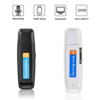 Sk001 เครื่องบันทึกเสียง USB แบบพกพา รองรับการ์ด TF สูงสุด 32GB