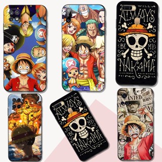 เคสโทรศัพท์มือถือ ซิลิโคนนิ่ม Tpu ลายการ์ตูนลูฟี่ โซโร วันพีซ สีดํา สําหรับ OPPO A54 4G 5G A74 5G A55 A74 4G A91 A95