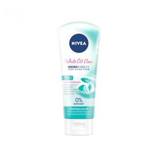 Nivea นีเวีย ไวท์ ออยล์ เคลียร์ 5อิน1 มอยส์เจอร์ ฟิลเลอร์ โฟม 100 กรัม