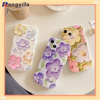 เคสโทรศัพท์มือถือ TPU ลายดอกไม้สีม่วง สําหรับ Vivo Y17 Y15 Y13 Y12 Y11 Y16 Y02S Y02 4G Y22 Y22S Y15S Y15A Y01 Y50 Y30